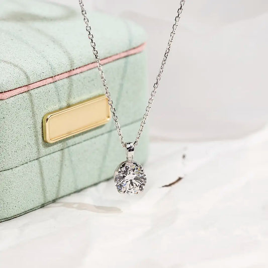 Econ-849 — The Whisper of Light Lab Diamond Pendant Necklace