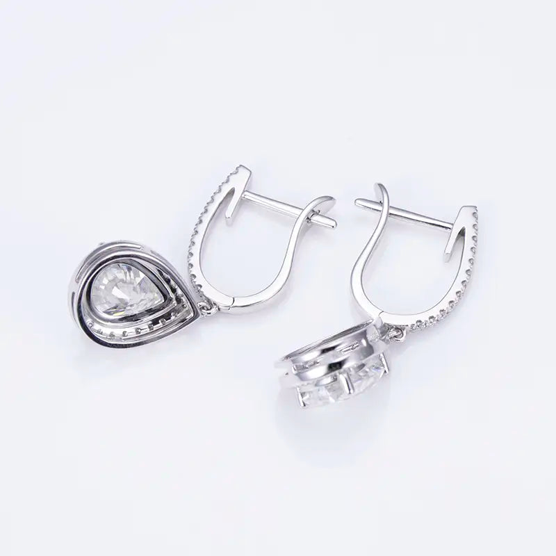 Ecoe-616 — The Eternal Teardrop Halo Lab Diamond Set