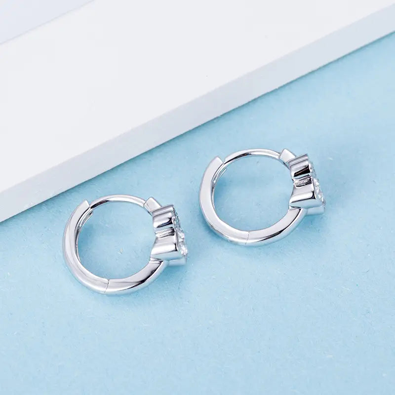 Ecoe-003 — Whisper of Grace Floral & Paw Diamond Earrings