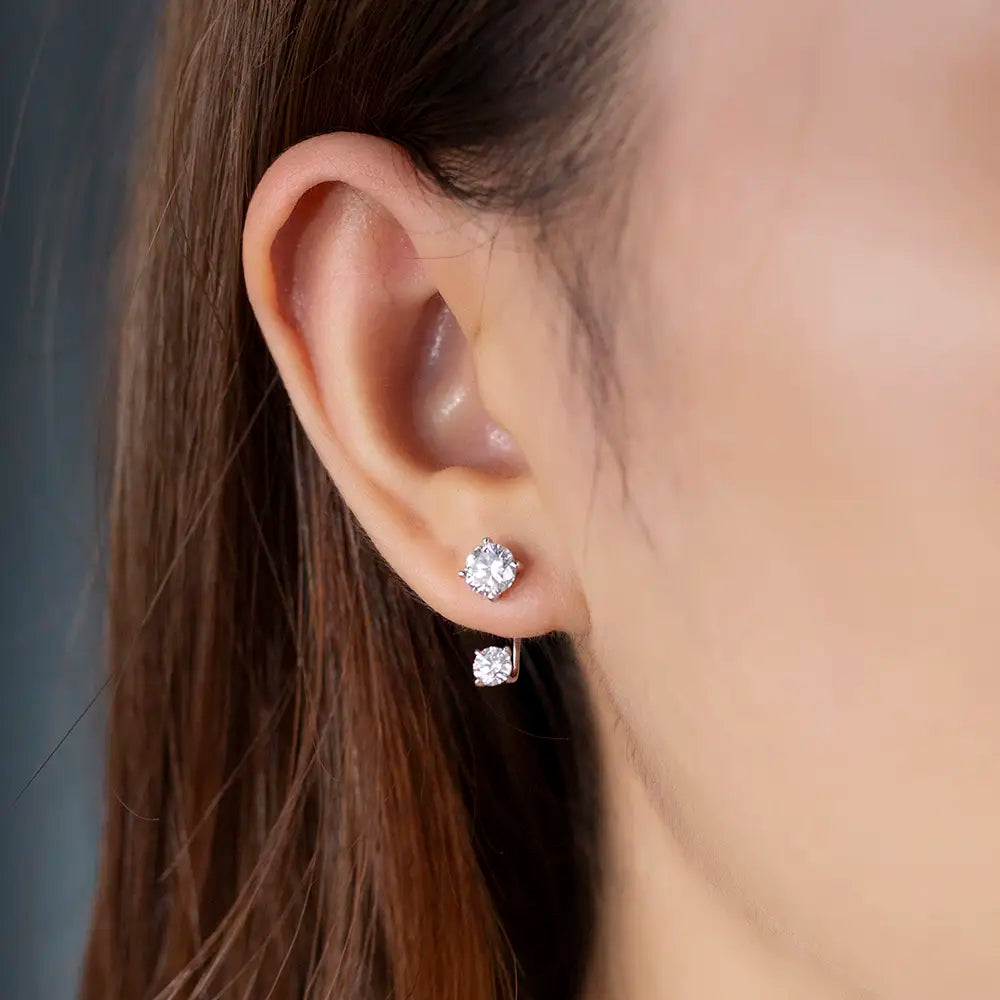 Ecoe-732 — The Twin Radiance Lab Diamond Drop Earrings