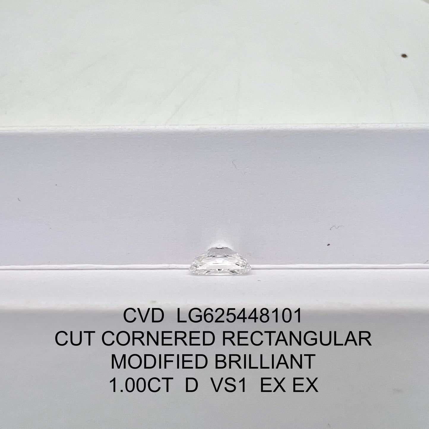 Radiant D VS1 EX EX 1ct CVD Lab Grown Diamond with IGI Certificate LG625448101