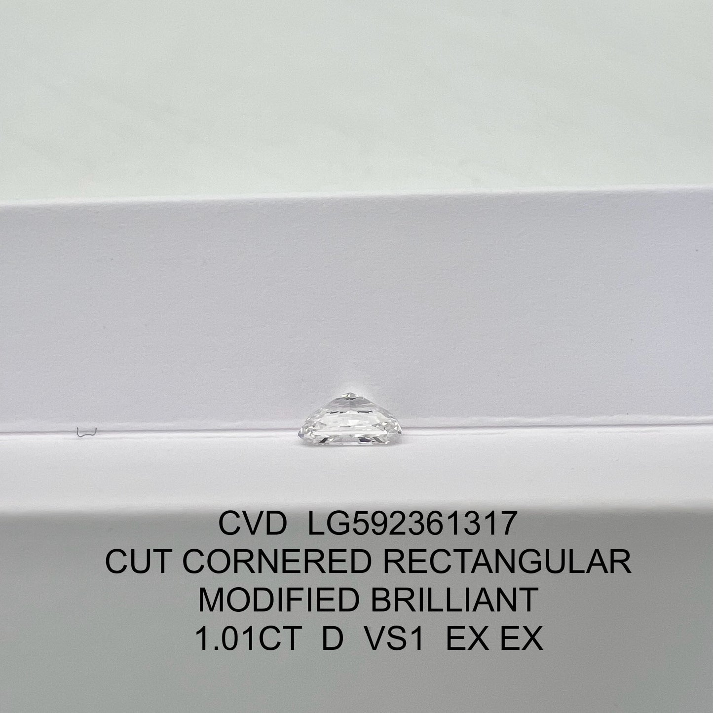 Radiant D VS1 EX EX 1.01ct CVD Lab Grown Diamond with IGI Certificate LG592361317