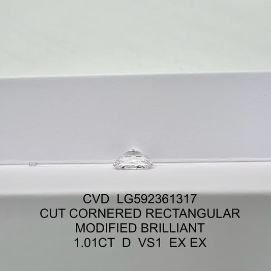 Radiant D VS1 EX EX 1.01ct CVD Lab Grown Diamond with IGI Certificate LG592361317