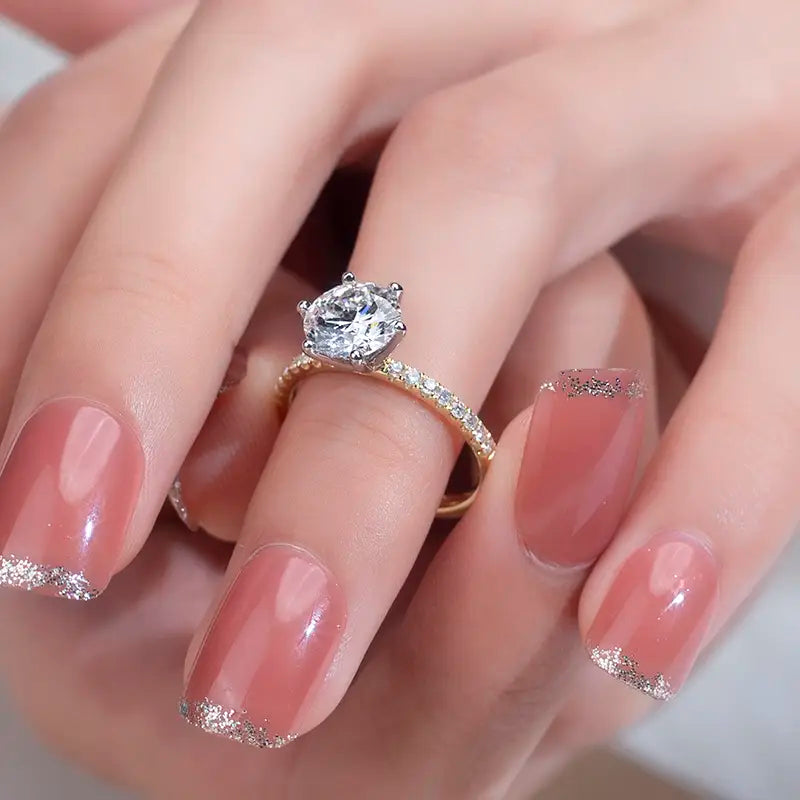 Eco-1000 Customization 1.45CT Lab-Grown Diamond Solitaire Ring