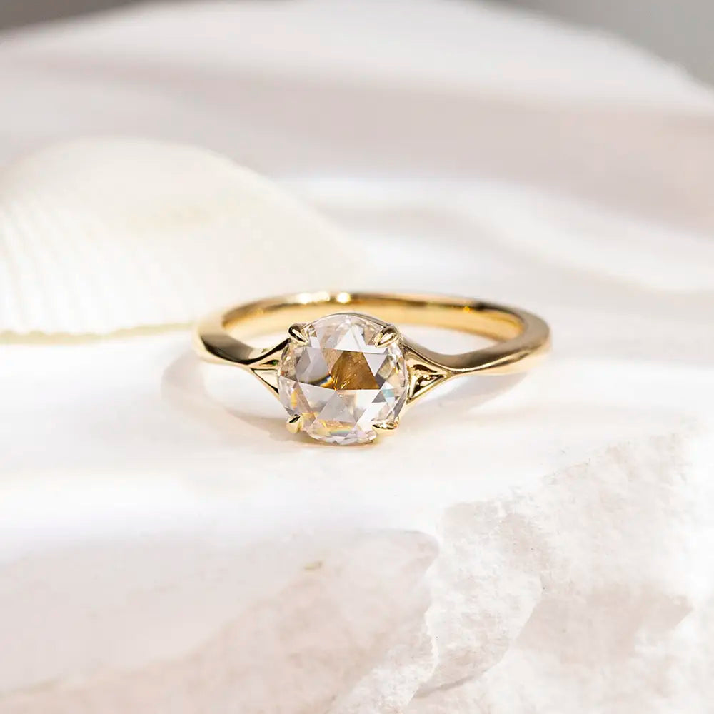 Eco-1714 | Custom Lab Diamond Ring in 18K/14K/10K Gold  By Ecogemma