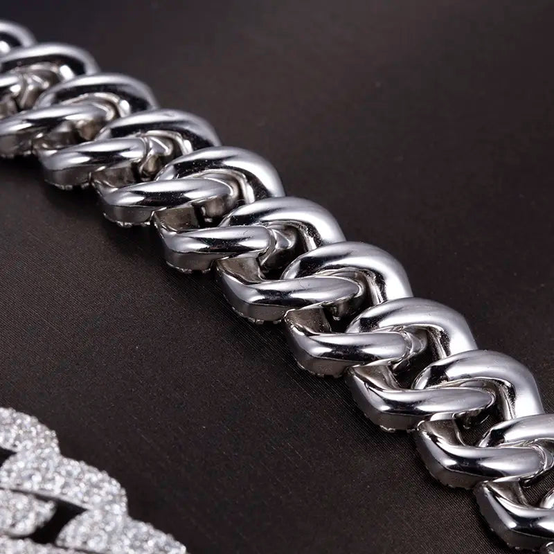 Ecoc-002 — The Monarch Frost Cuban Link Necklace