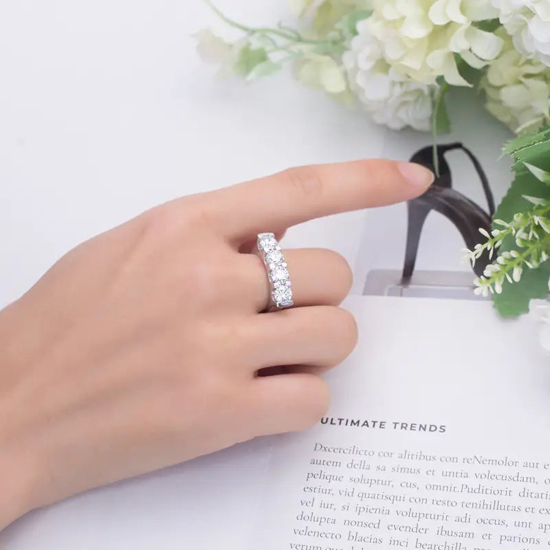 Eco-594 | 0.5ct Lab-Grown Diamond Solitaire Ring in 18K White Gold  By Ecogemma