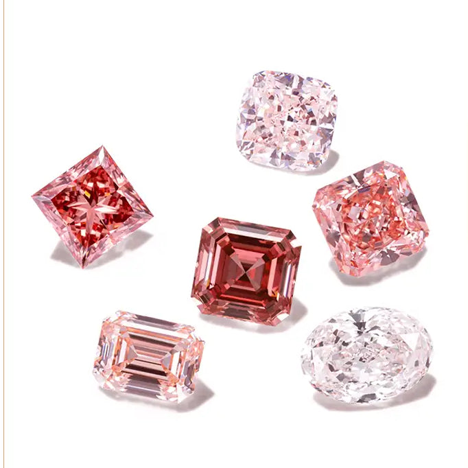 Round Shape Fancy Vivid Pink VS1 ID EX EX 1ct Lab Grown Diamond with IGI Certificate  LG704563416CVD