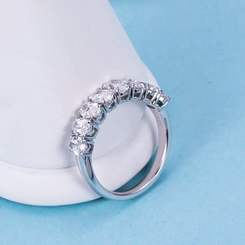Eco-788 | 18K White Gold Lab Diamond Ring  By Ecogemma