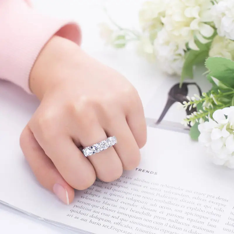 Eco-594 | 0.5ct Lab-Grown Diamond Solitaire Ring in 18K White Gold  By Ecogemma