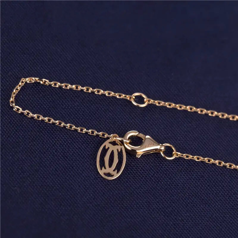 Eco-169 | 18K Rose Gold Lab-Grown Diamond Necklace – IGI Certified | Ecogemma