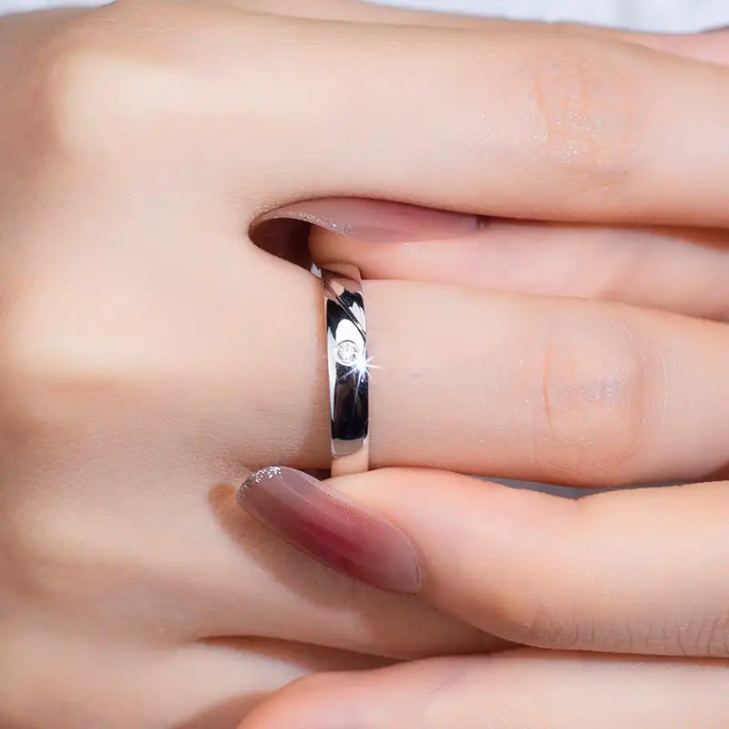 Customized Eco-759 | PT950 Platinum 1.8MM Lab-Grown Diamond Men’s Ring