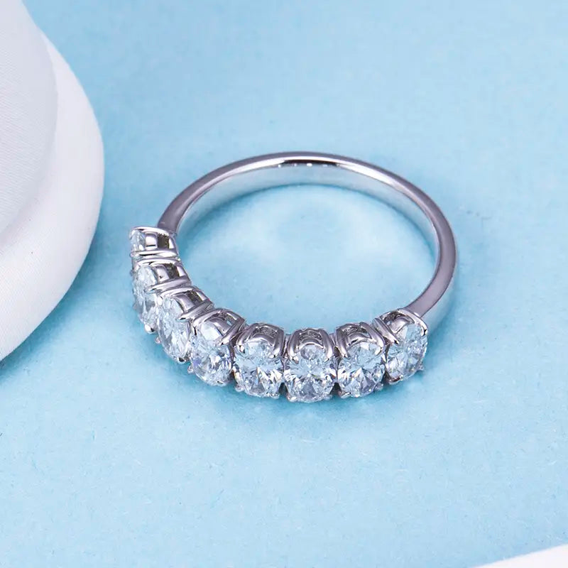 Eco-788 | 18K White Gold Lab Diamond Ring  By Ecogemma