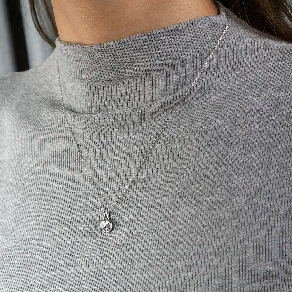 Econ-849 — The Whisper of Light Lab Diamond Pendant Necklace