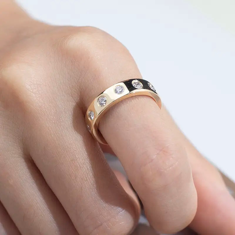 Eco-1347 | Custom 18K Lab Diamond Men’s Ring
