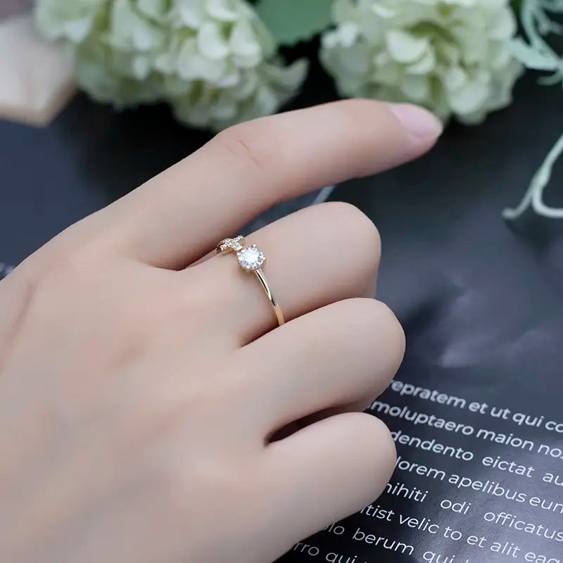Eco-567 Customized Fashion Lab-Grown Diamond Ring in 18K Gold – Signature by Ecogemma