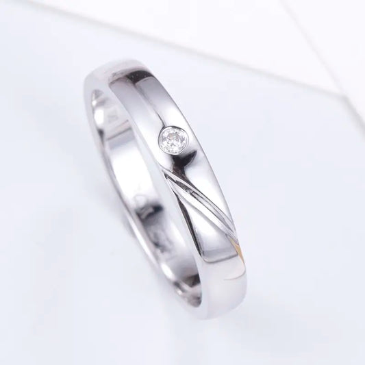 Customized Eco-759 | PT950 Platinum 1.8MM Lab-Grown Diamond Men’s Ring