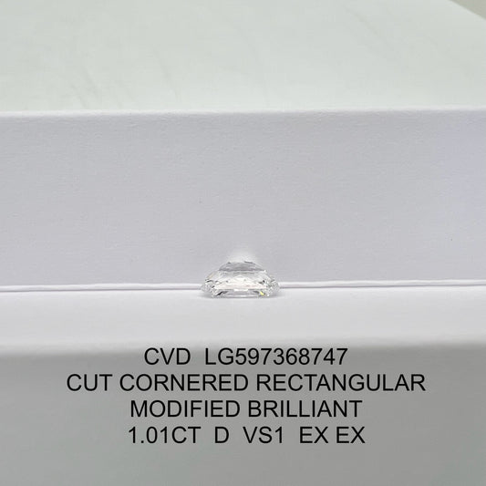 Radiant D VS1 EX EX 1.01ct CVD Lab Grown Diamond with IGI Certificate LG597368747