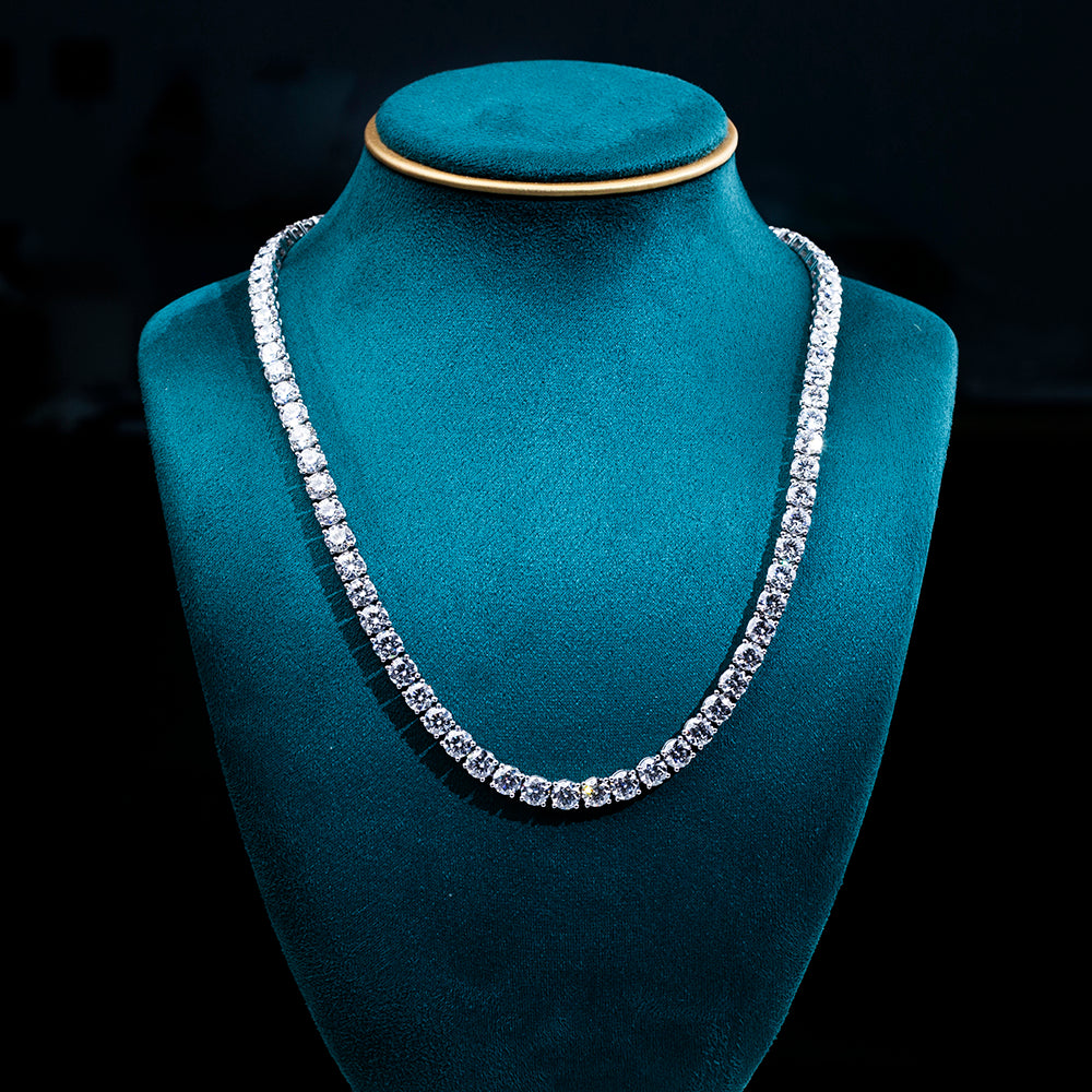 Econ-889 — The Eternal Line Lab Diamond Tennis Necklace