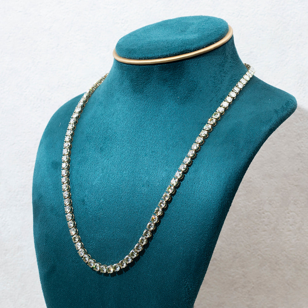 Econ-894 — The Orbit of Light Lab Diamond Tennis Necklace