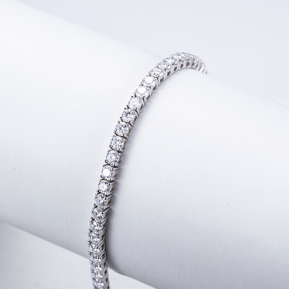 Ecob-603 | Luminara Lab Diamond Tennis Bracelet in 18K Gold