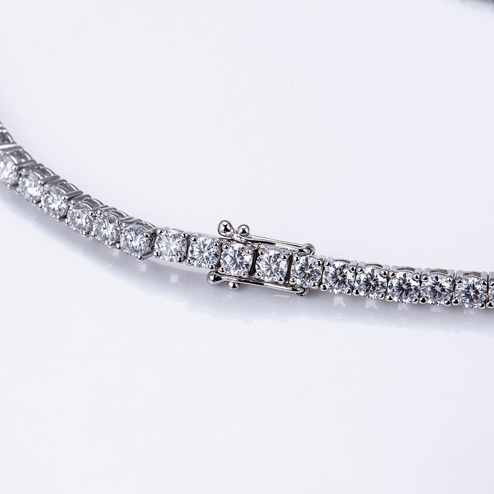 Ecob-603 | Luminara Lab Diamond Tennis Bracelet in 18K Gold