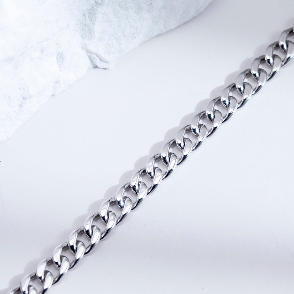 Ecob-620 | Forte Link Lab Diamond Chain Bracelet in 18K Gold