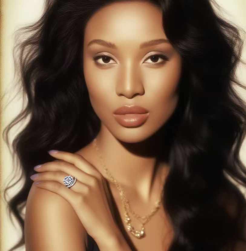 Eco-397: セレスティアル・ディバイド – ラボグロウンダイヤモンド スプリットシャンクリング 18Kホワイトゴールド