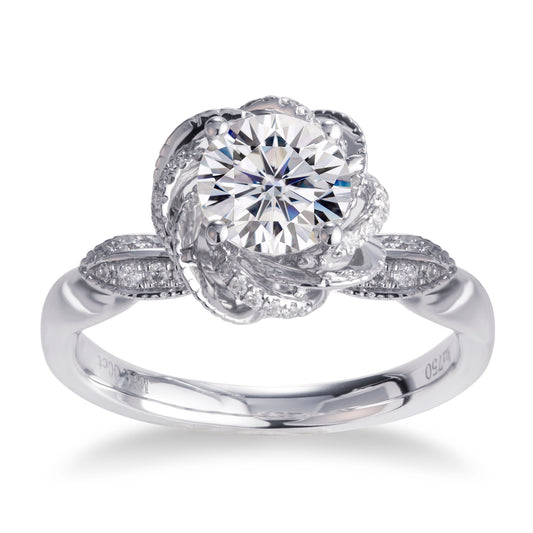 Eco-065 1.0ct D VVS1 Lab-Grown Diamond | 18K White Gold | IGI Certified