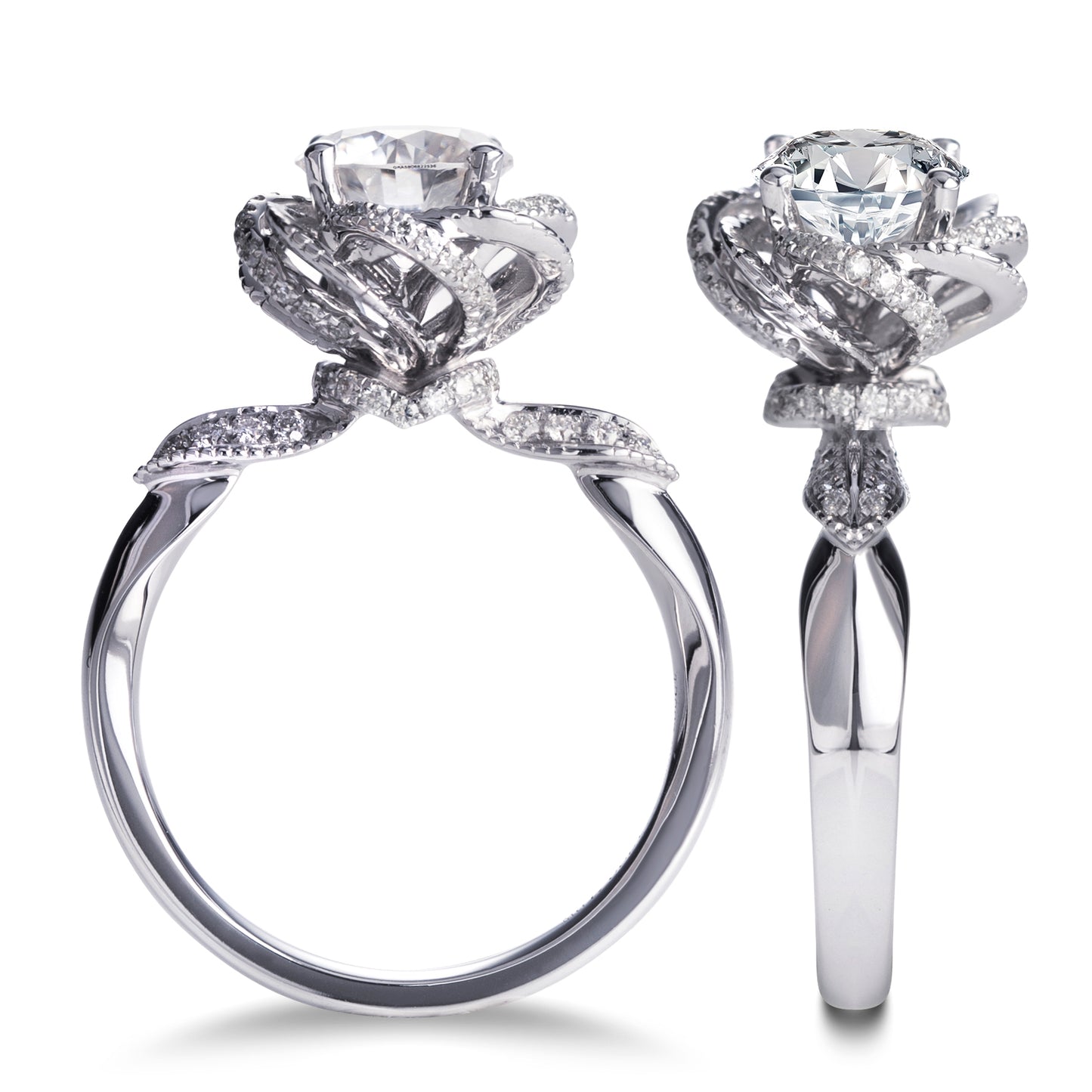 Eco-065 1.0ct D VVS1 Lab-Grown Diamond | 18K White Gold | IGI Certified