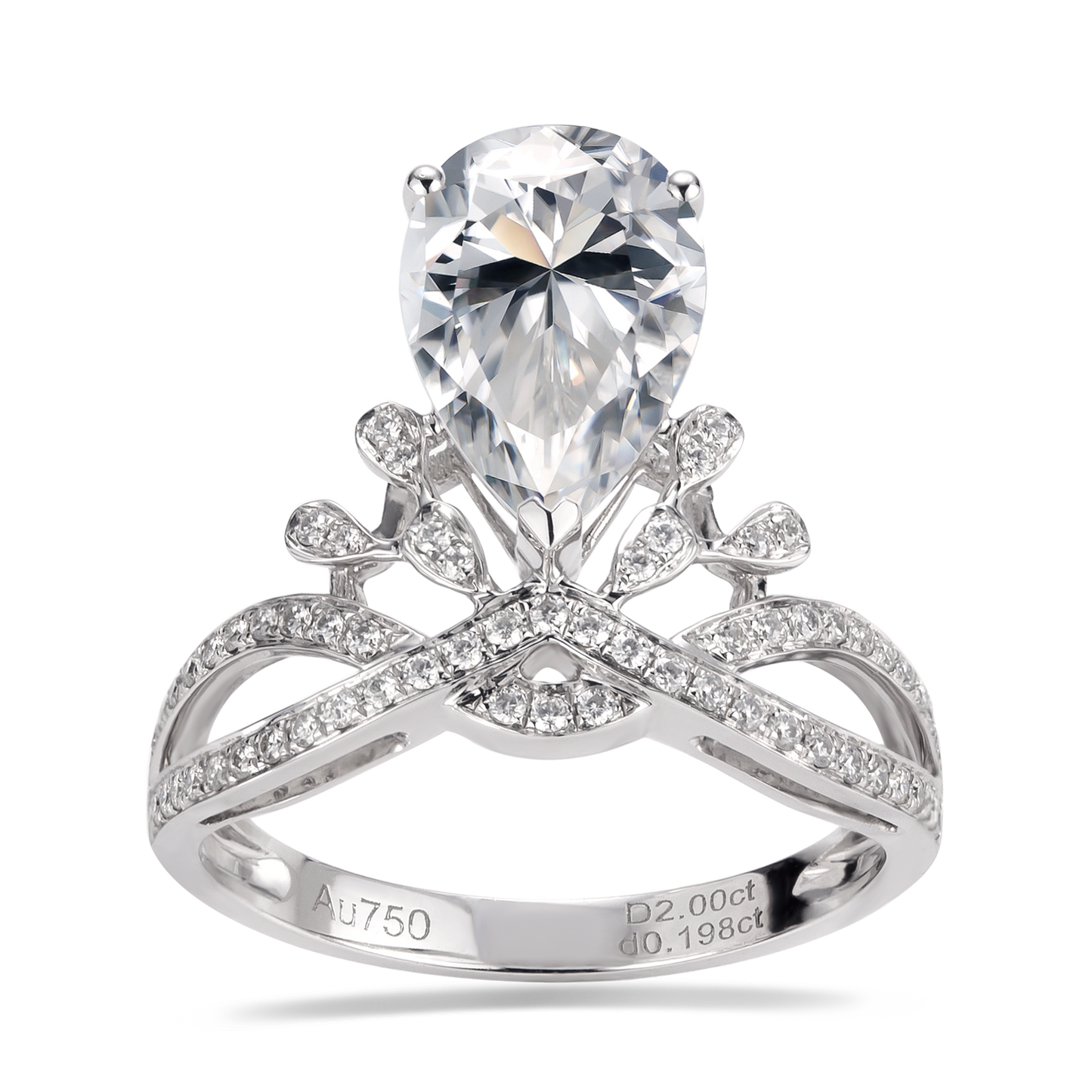 Eco-069 |1.0ct D VS1 Lab-Grown Diamond | 18K White Gold | IGI Certified