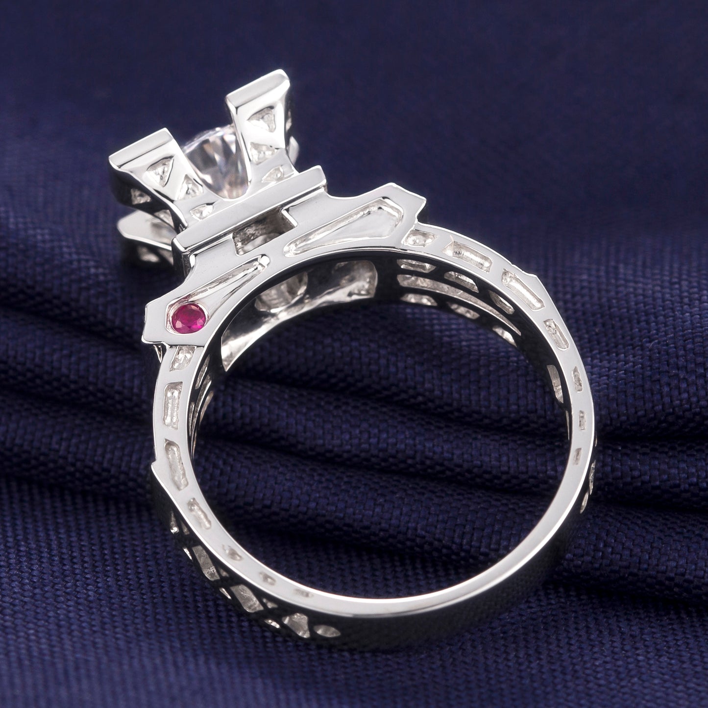 Eco-070 | 1.0ct D VVS1 Lab-Grown Diamond | 18K White Gold | IGI Certified
