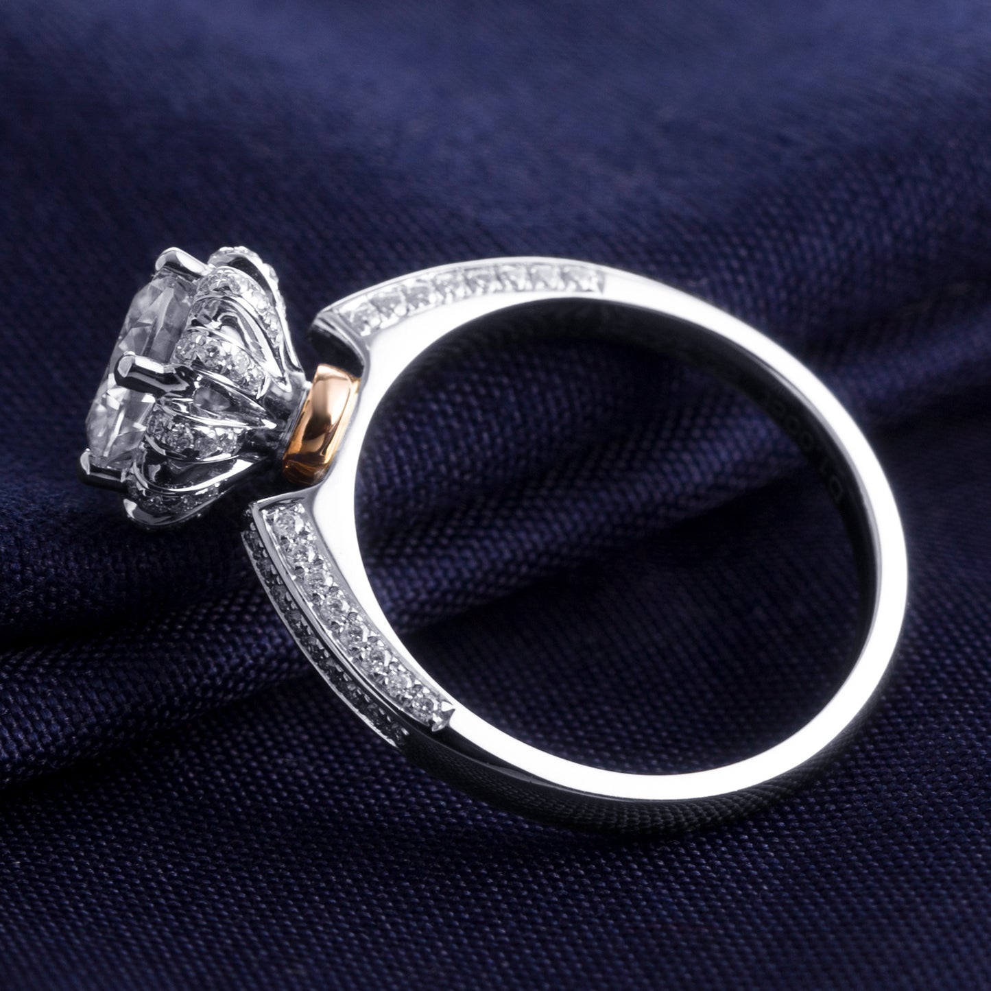 Eco-125 | 1.0ct D VVS1 Round-Cut Lab-Grown Diamond | 18K Rose Gold | IGI Certified