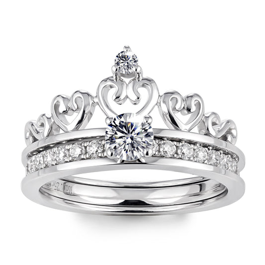 Eco-139 Customization | 18K White Gold | Round Brilliant-Cut Lab-Grown Diamond 1.00ct D VVS1| IGI Certified