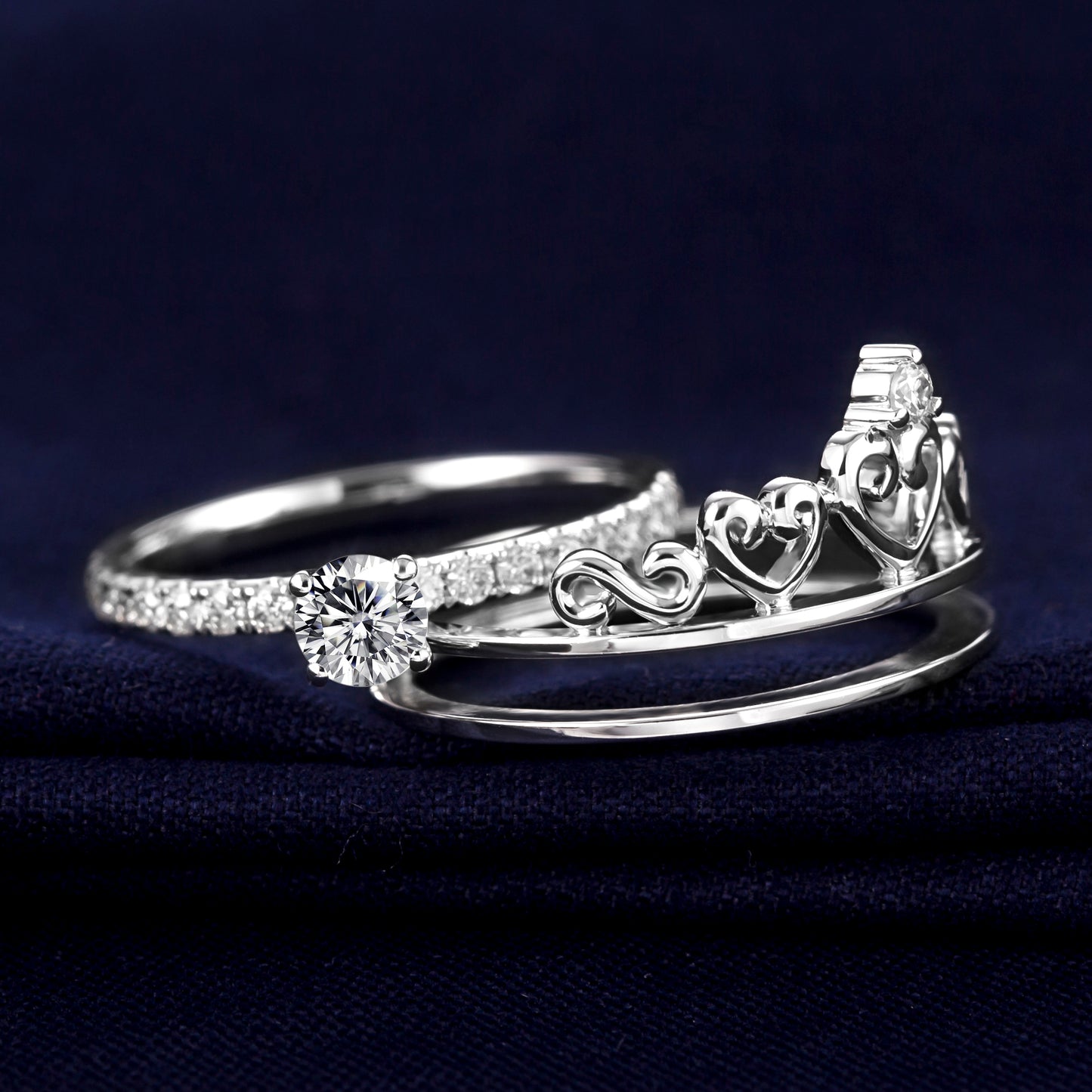 Eco-139 Customization | 18K White Gold | Round Brilliant-Cut Lab-Grown Diamond 1.00ct D VVS1| IGI Certified
