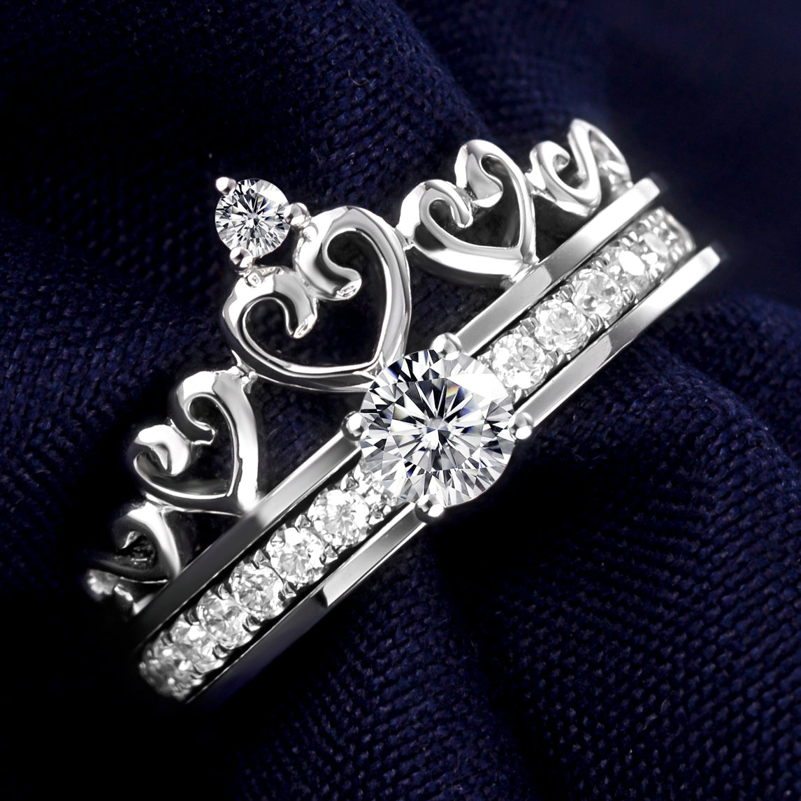Eco-139 Customization | 18K White Gold | Round Brilliant-Cut Lab-Grown Diamond 1.00ct D VVS1| IGI Certified