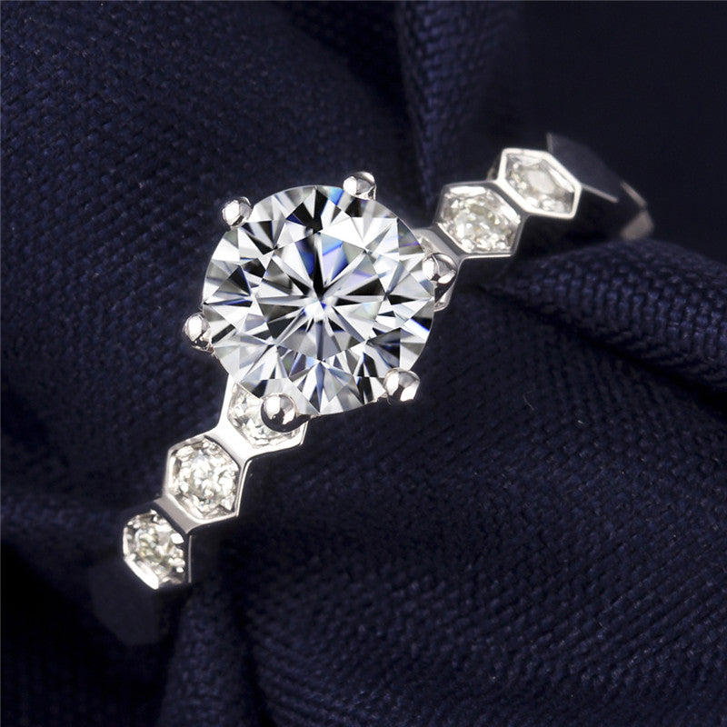 Eco-141   Customization | 18K Gold & Platinum | Lab-Grown Diamond  Round-Cut 1.00ct D VVS1| IGI Certified