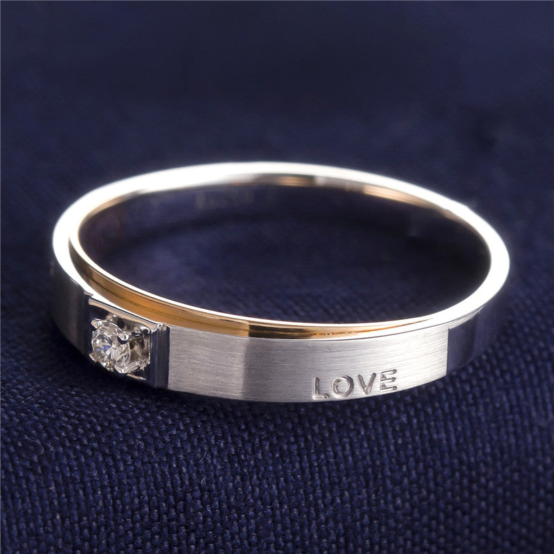 Harley-181: Eternal Script – Anillos grabados con diamantes cultivados en laboratorio en oro blanco de 18 quilates