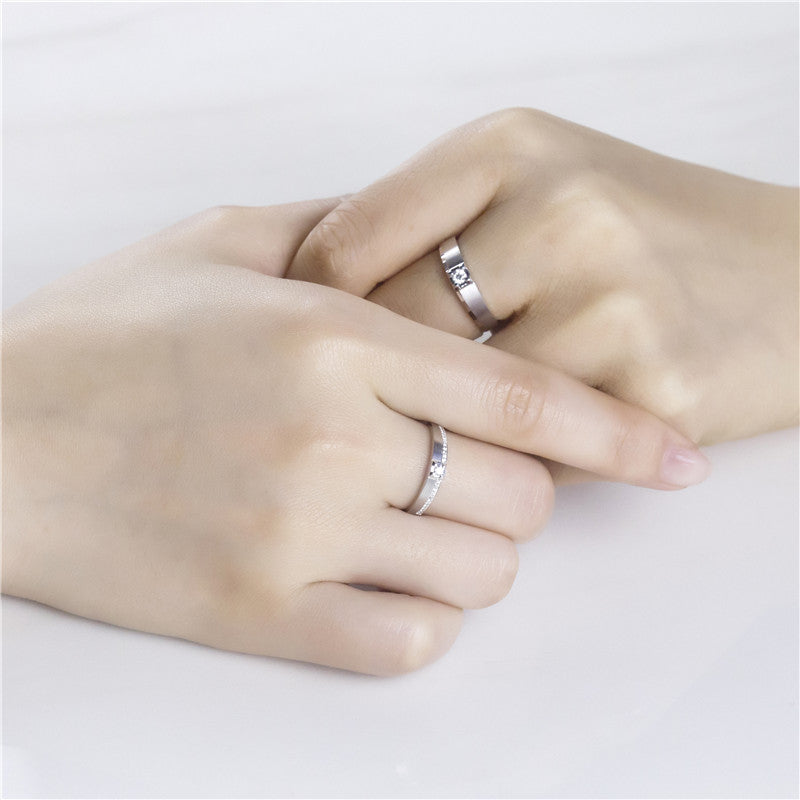 Harley-185: パラレルプロミス – 18Kホワイトゴールド製ラボグロウンダイヤモンドベゼルバンド