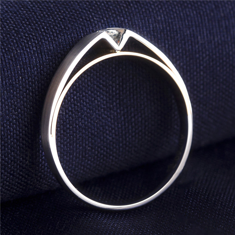 Harley-186: Dual Grace – Bandas de bisel con diamantes cultivados en laboratorio en oro blanco y rosa de 18 quilates