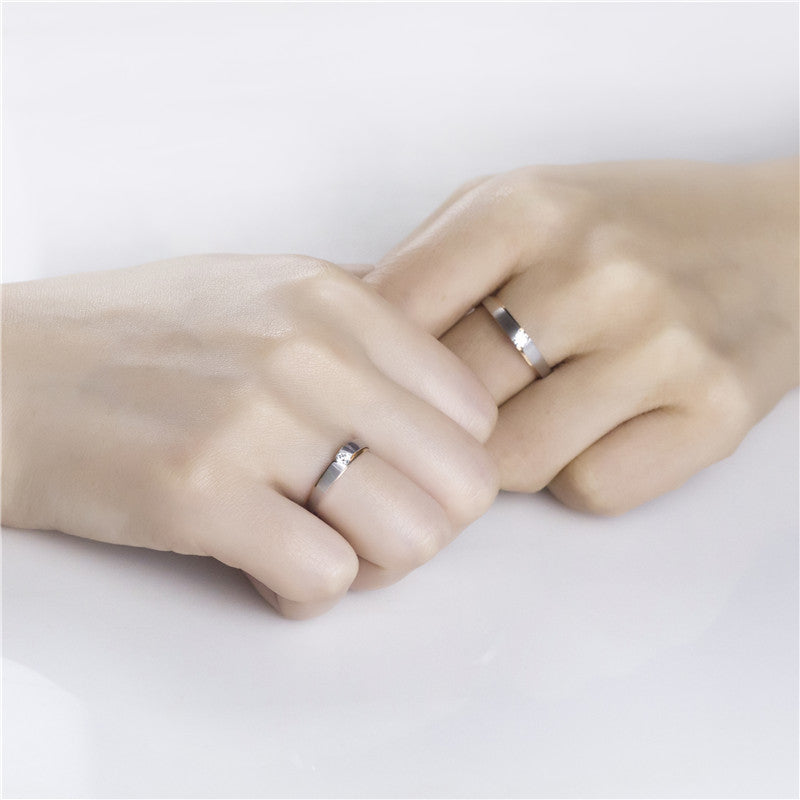 Harley-186: Dual Grace – Bandas de bisel con diamantes cultivados en laboratorio en oro blanco y rosa de 18 quilates