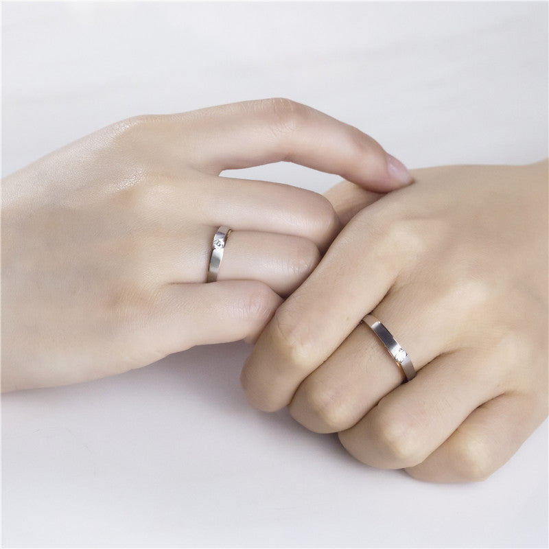 Harley-186: Dual Grace – Bandas de bisel con diamantes cultivados en laboratorio en oro blanco y rosa de 18 quilates