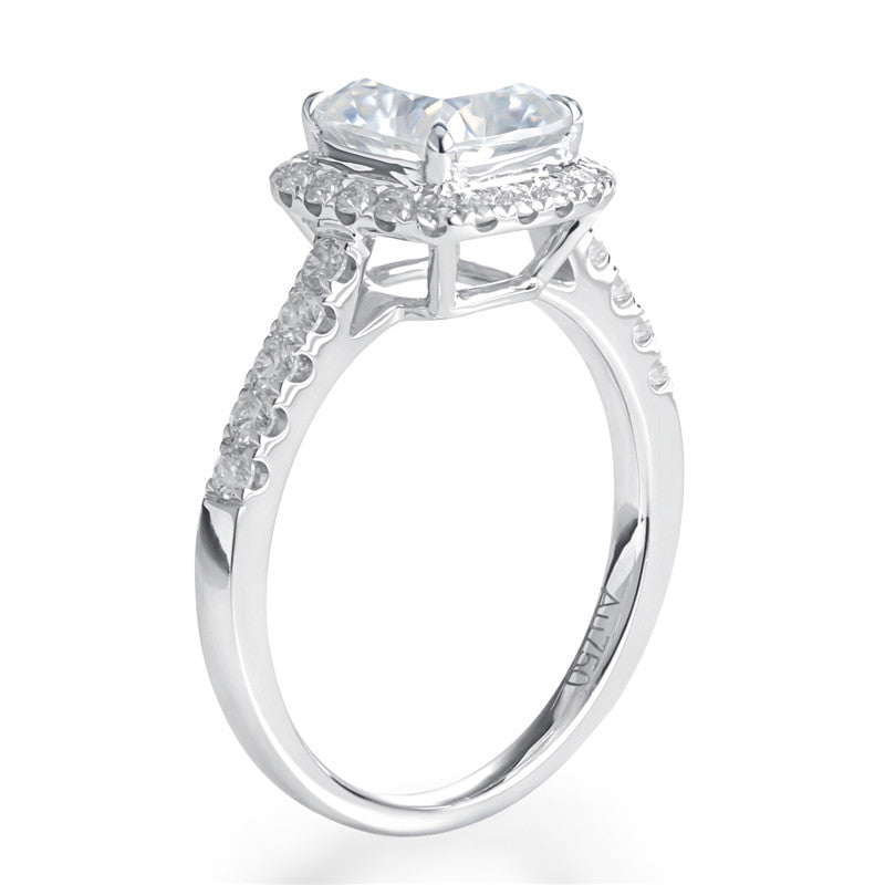 Eco-237  Customization | 18K White Gold | Cushion-Cut Lab-Grown Diamond 1.00ct D VS1 | IGI Certified