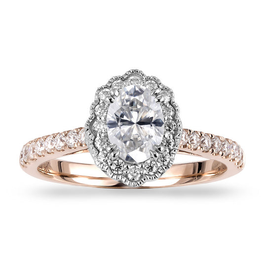 Eco-386   Customization | 18K Rose Gold | 2ct D VVS2 Lab-Grown Diamond | IGI Certified