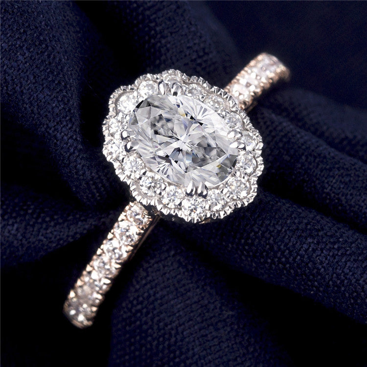 Eco-386   Customization | 18K Rose Gold | 2ct D VVS2 Lab-Grown Diamond | IGI Certified