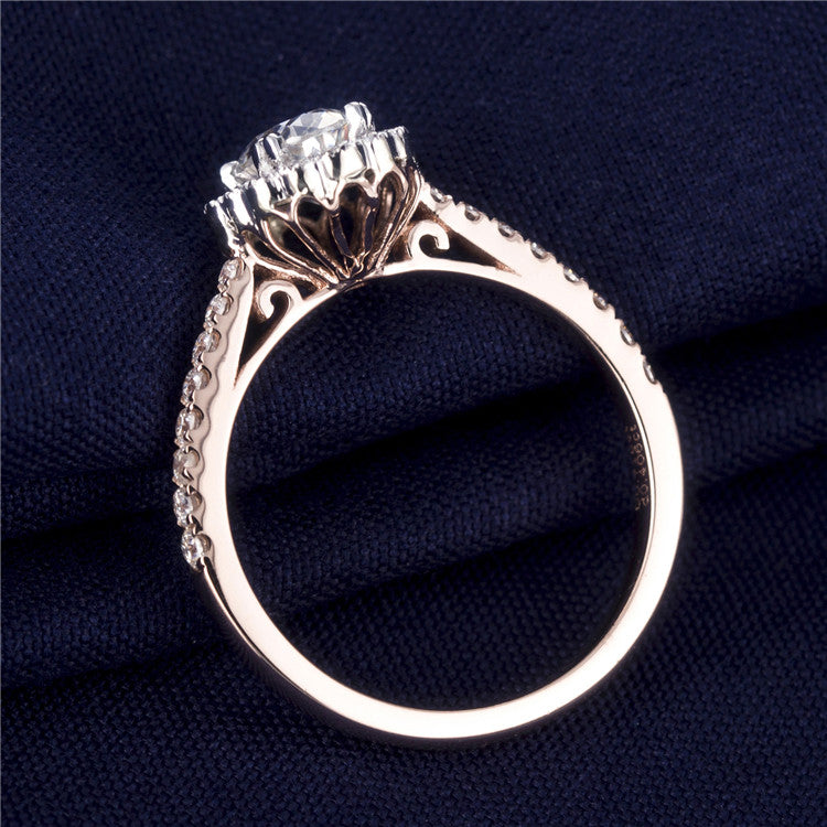 Eco-386   Customization | 18K Rose Gold | 2ct D VVS2 Lab-Grown Diamond | IGI Certified