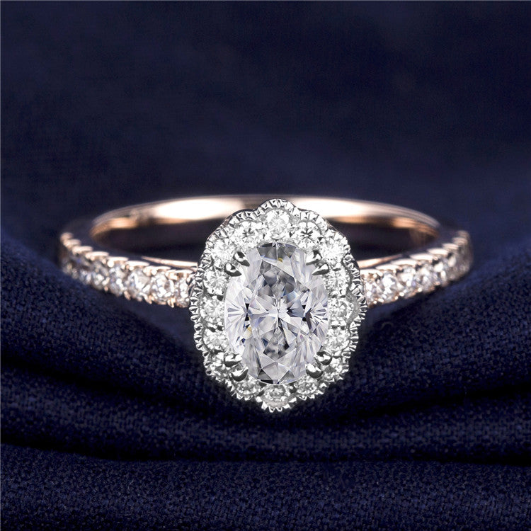 Eco-386   Customization | 18K Rose Gold | 2ct D VVS2 Lab-Grown Diamond | IGI Certified