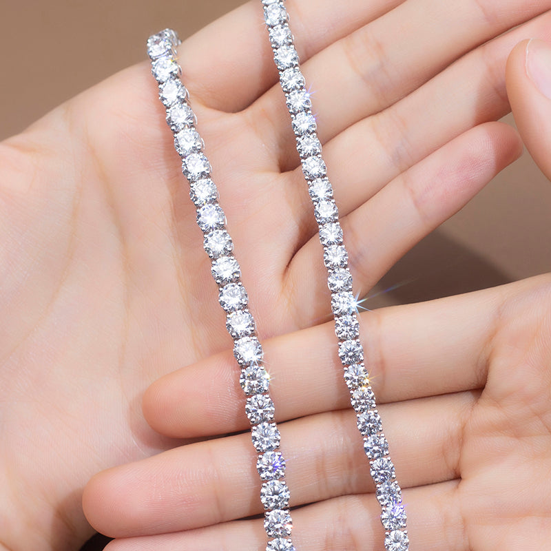 Ecob-584 Orbit of Grace Lab-Grown Diamond Tennis Bracelet
