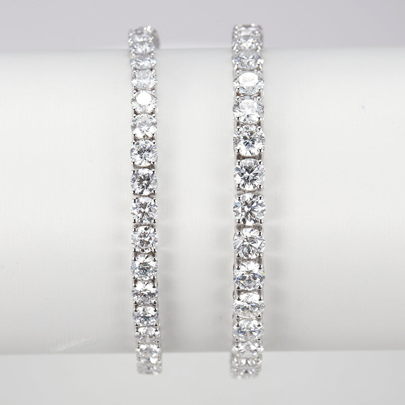 Ecob-584 Orbit of Grace Lab-Grown Diamond Tennis Bracelet