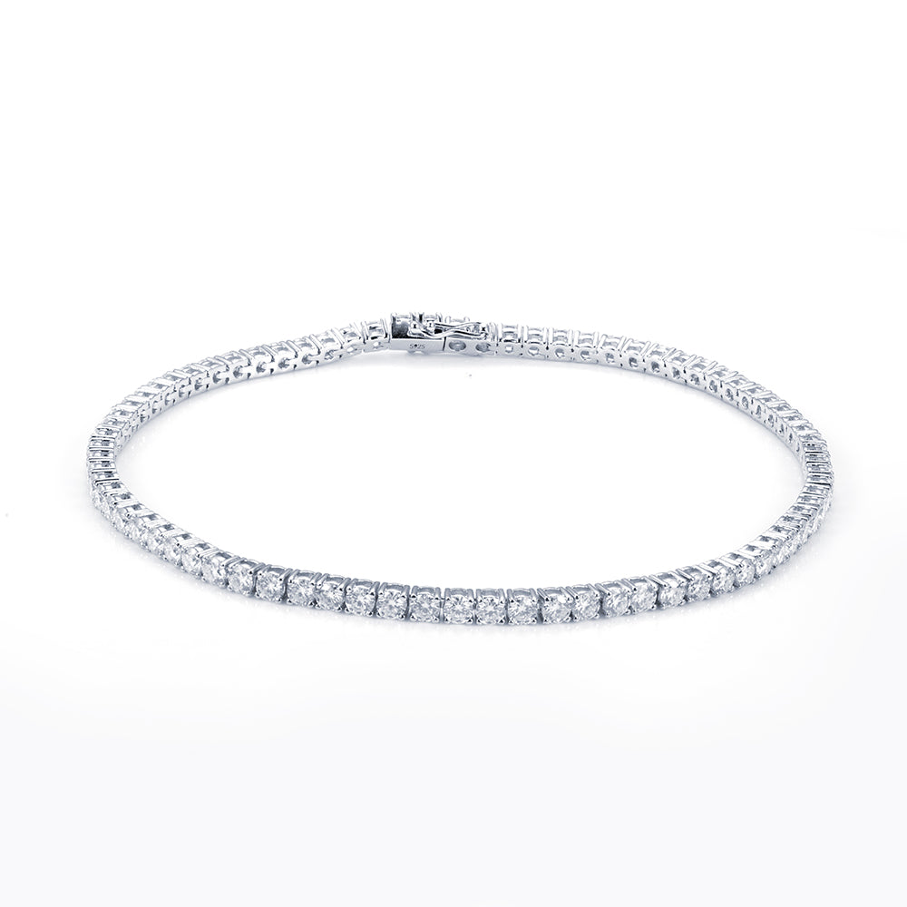 Ecob-603 | Luminara Lab Diamond Tennis Bracelet in 18K Gold